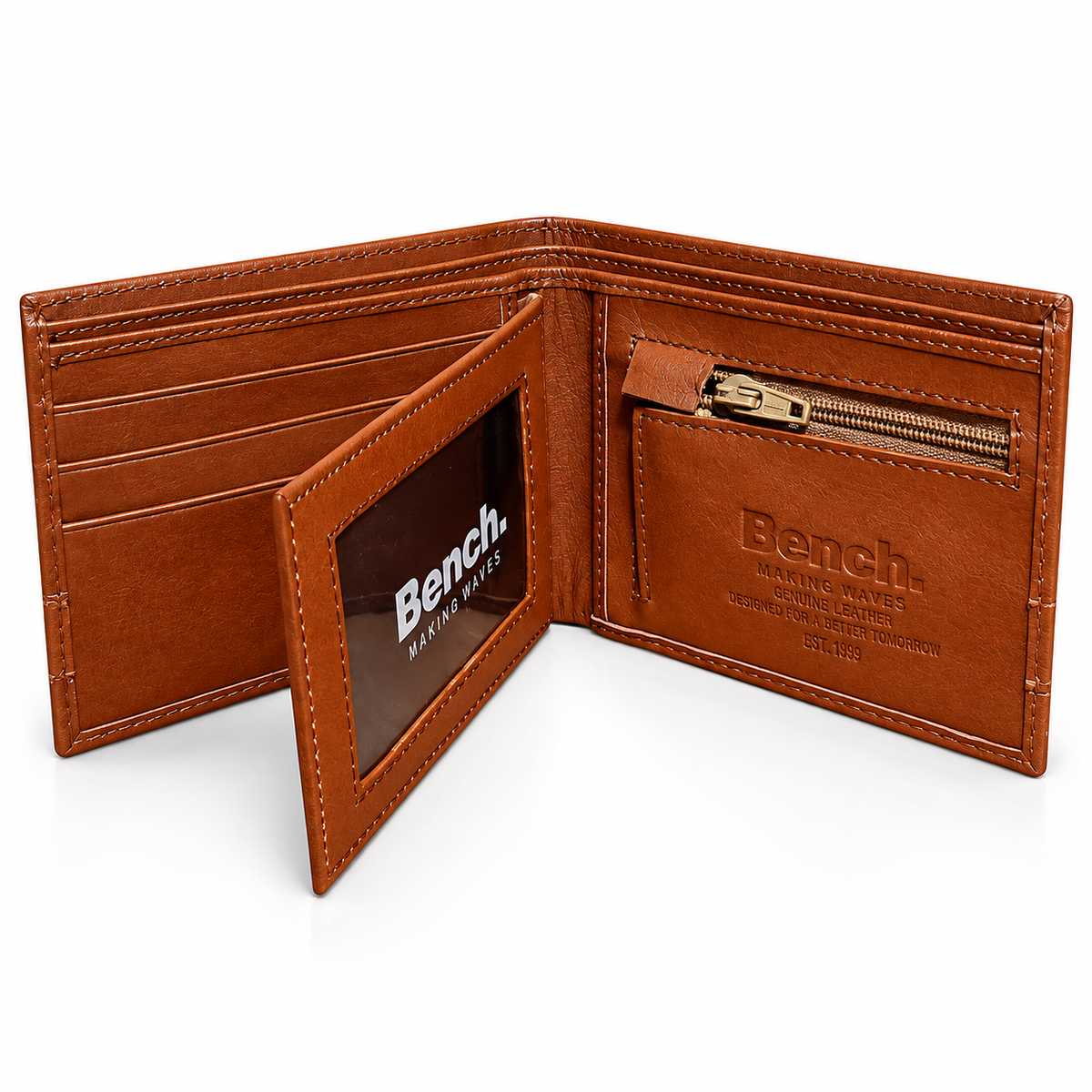 Billetera Bench. Cuero WCR-10
