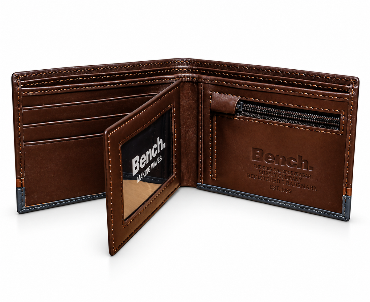 Billetera Bench. Cuero WCR-40