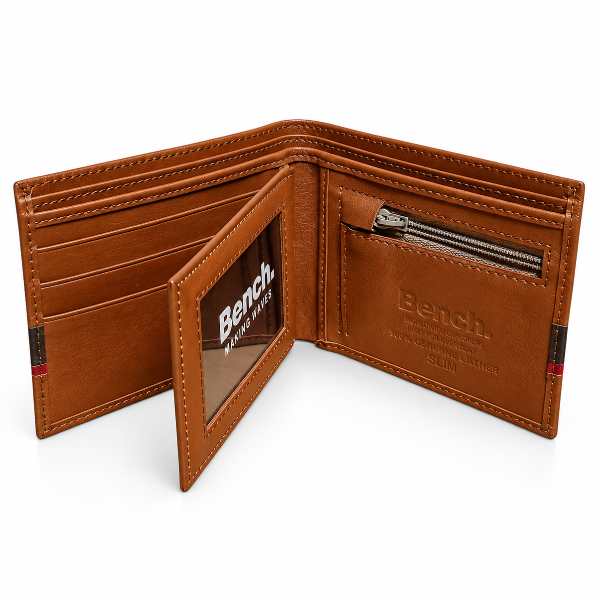 Billetera Bench. Cuero WCR-22