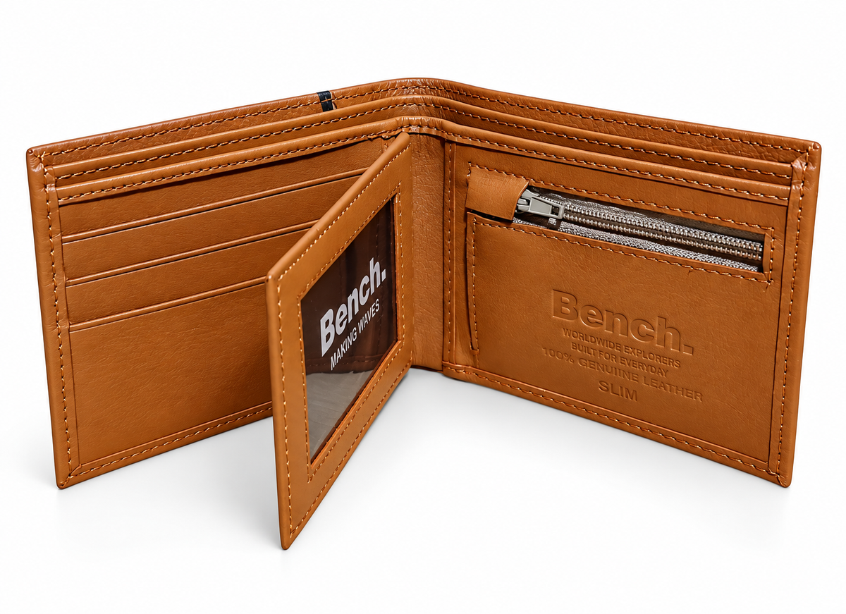 Billetera Bench. Cuero WCR-28