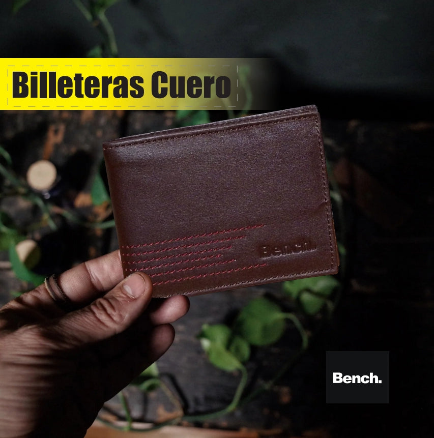 Billetera Bench. Cuero