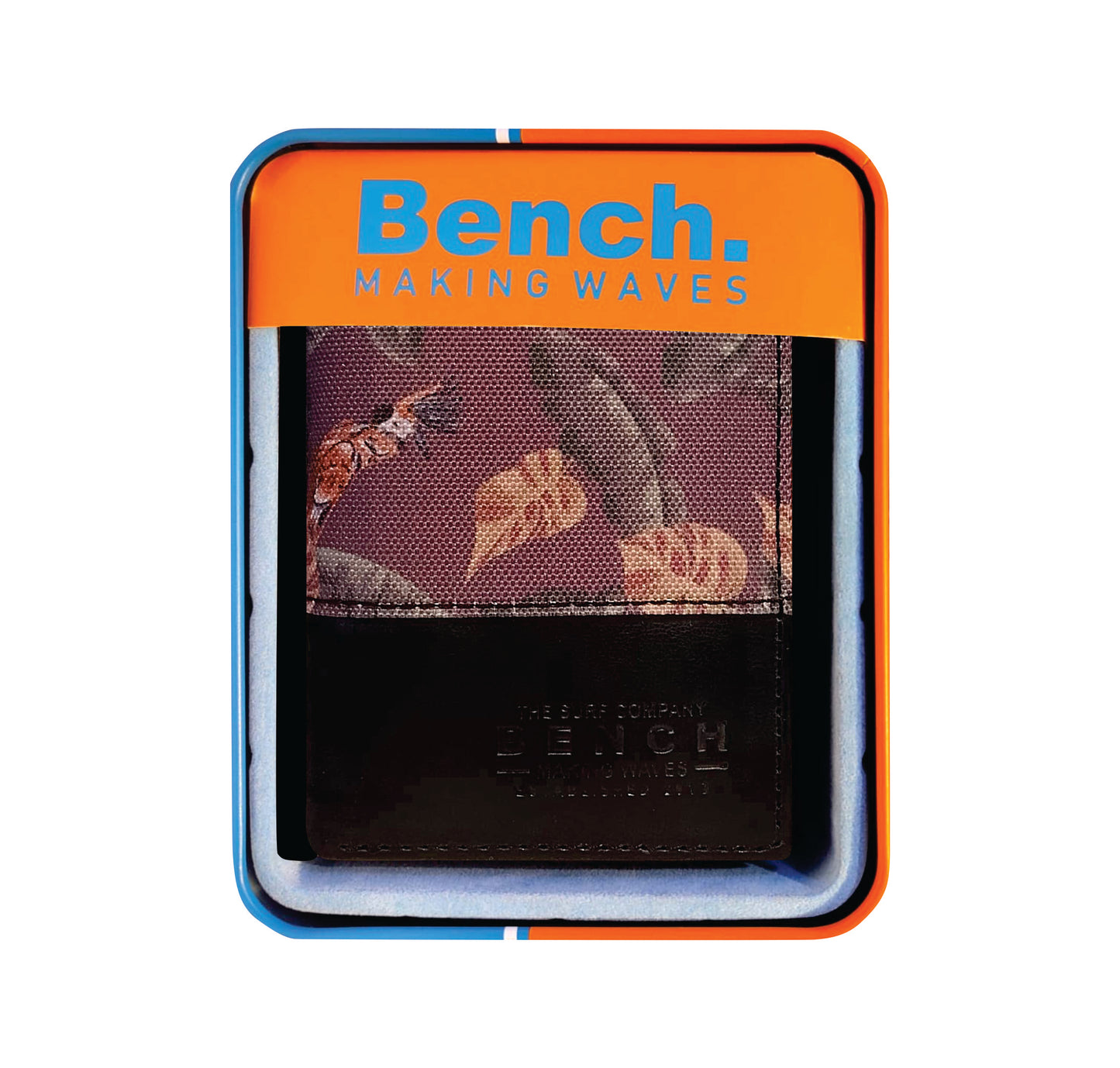 Billetera Bench. de Lona Estampado Roy Bifold WST-05