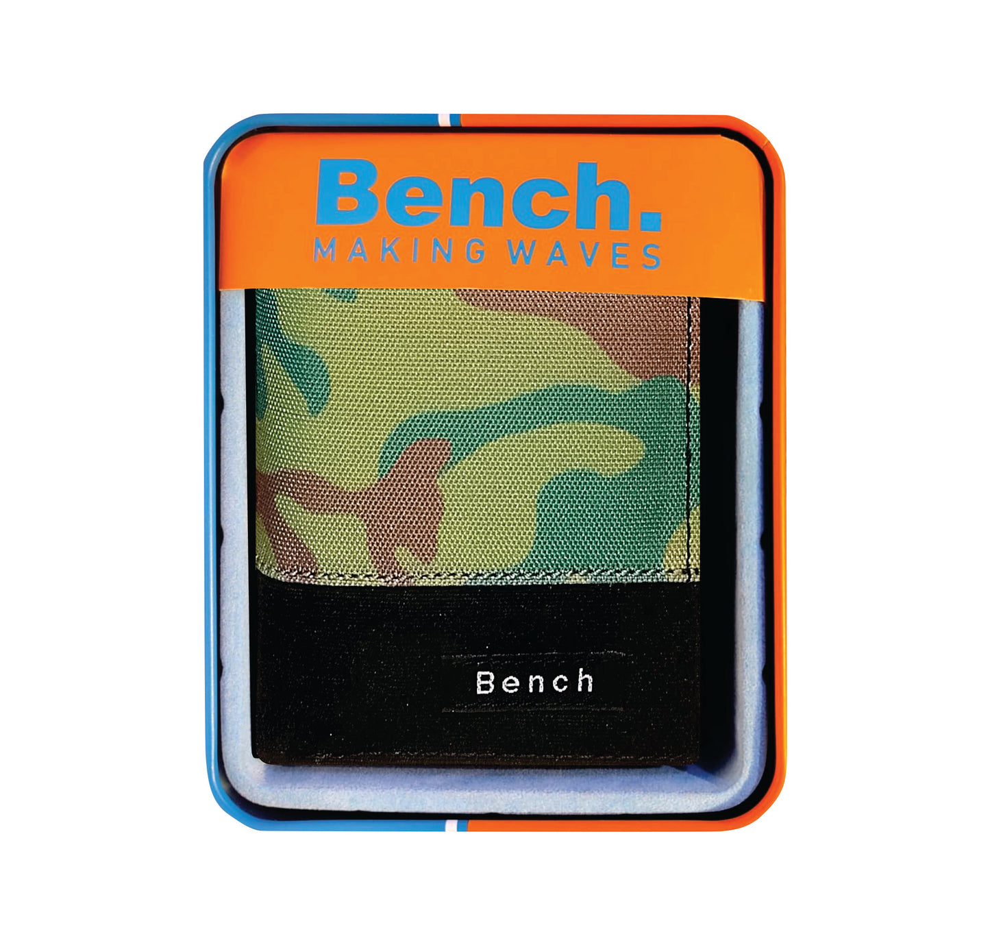 Billetera Bench. de Lona Estampado Roy Bifold WST-05