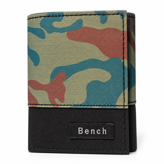 Billetera Bench. de Lona Estampado Roy Bifold WST-05