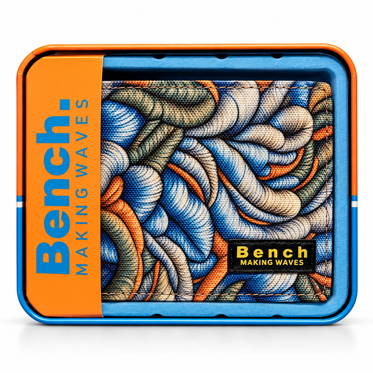 Billetera Bench. de Lona Estampado Roy Bifold WST-01