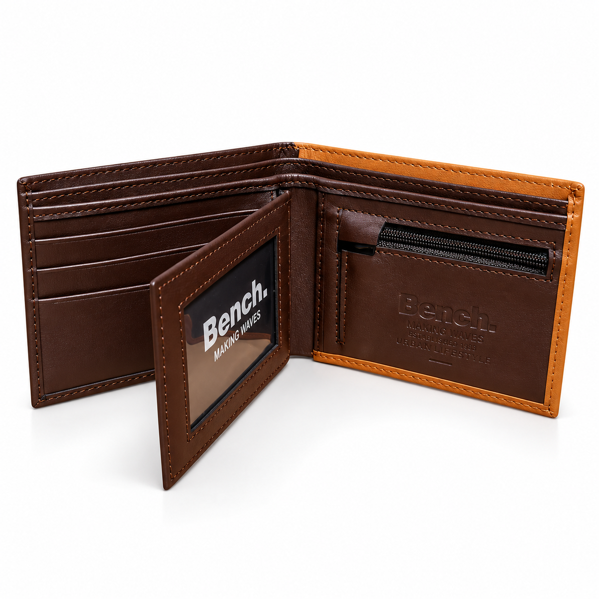 Billetera Bench. Cuero WCR-29